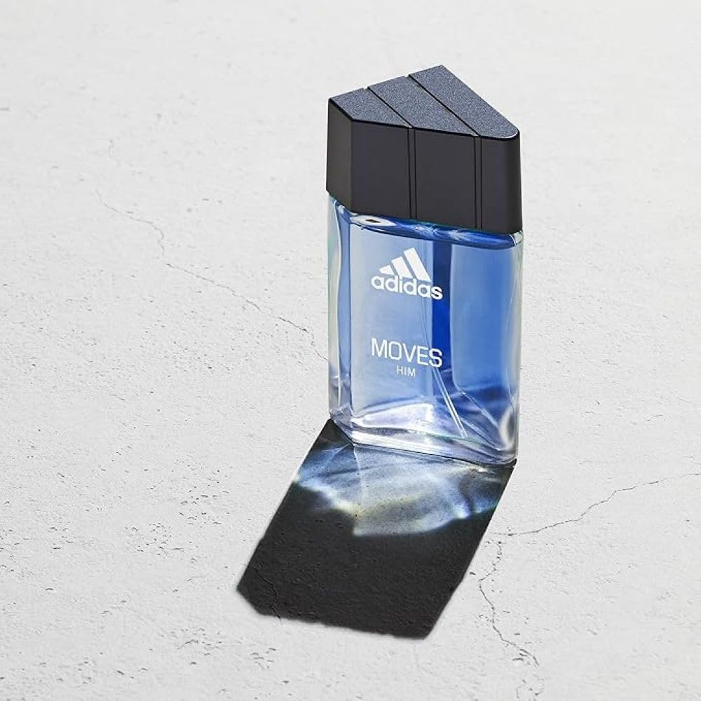 Adidas Moves for Him fragrance set contents side by side