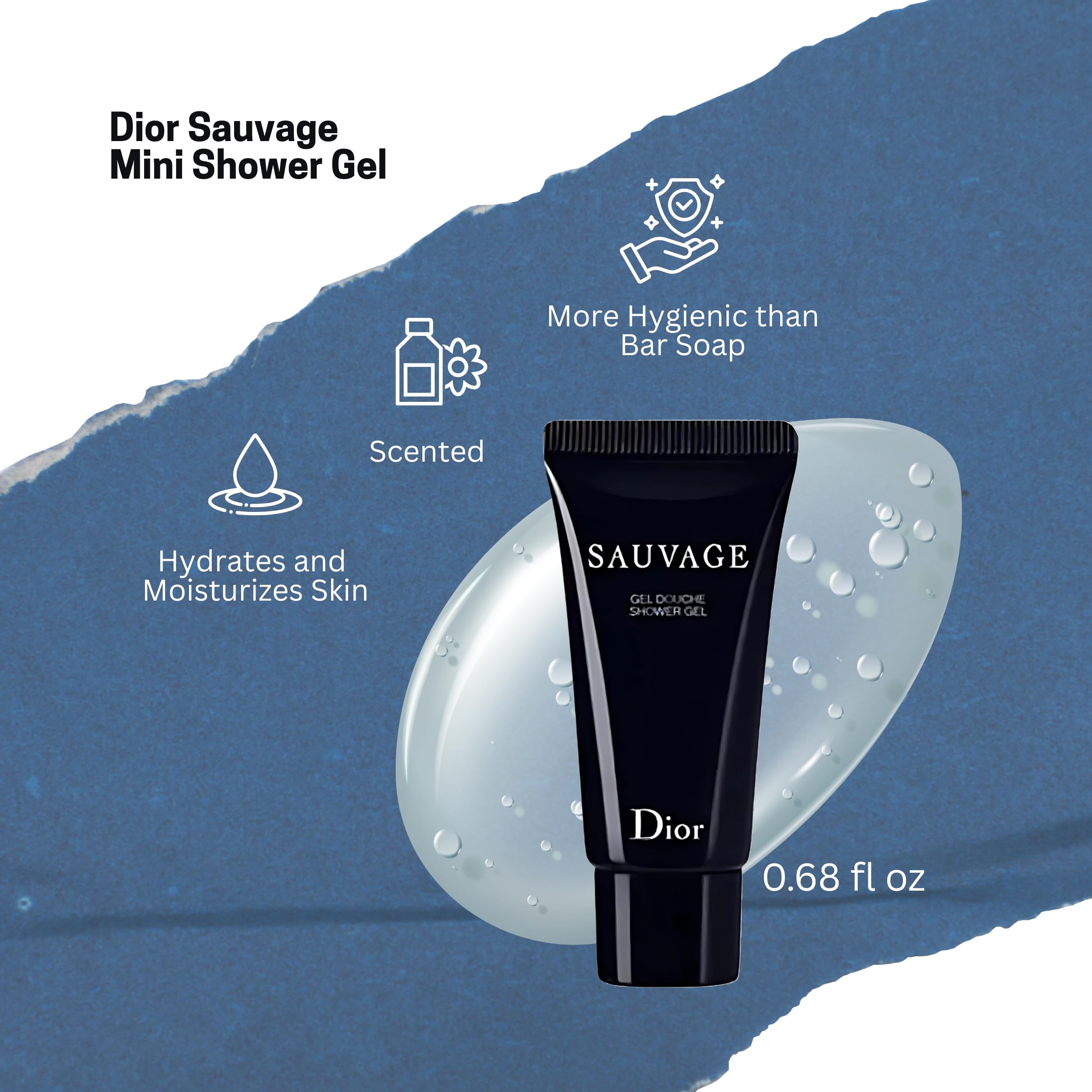 Dior Sauvage fragrance duo gift set packaging.