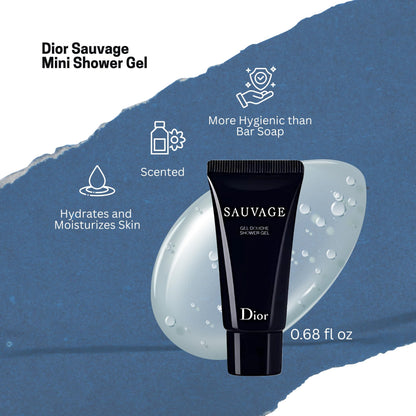 Dior Sauvage fragrance duo gift set packaging.