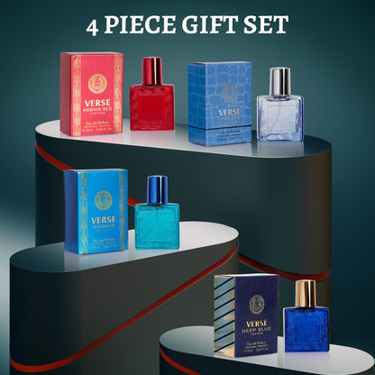 Travel size NovoGlow Verse fragrance collection for men
