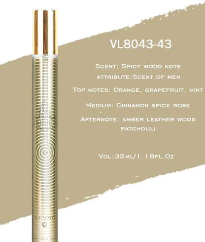 Six bottles of Ofun fragrance for men collection