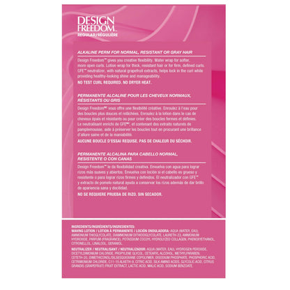 USA imported professional hair perming kit for normal resistant and gray hair texture transformation