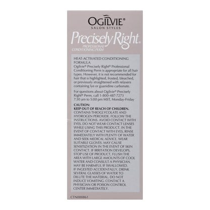 Ogilvie salon styles home perm instructions and components display