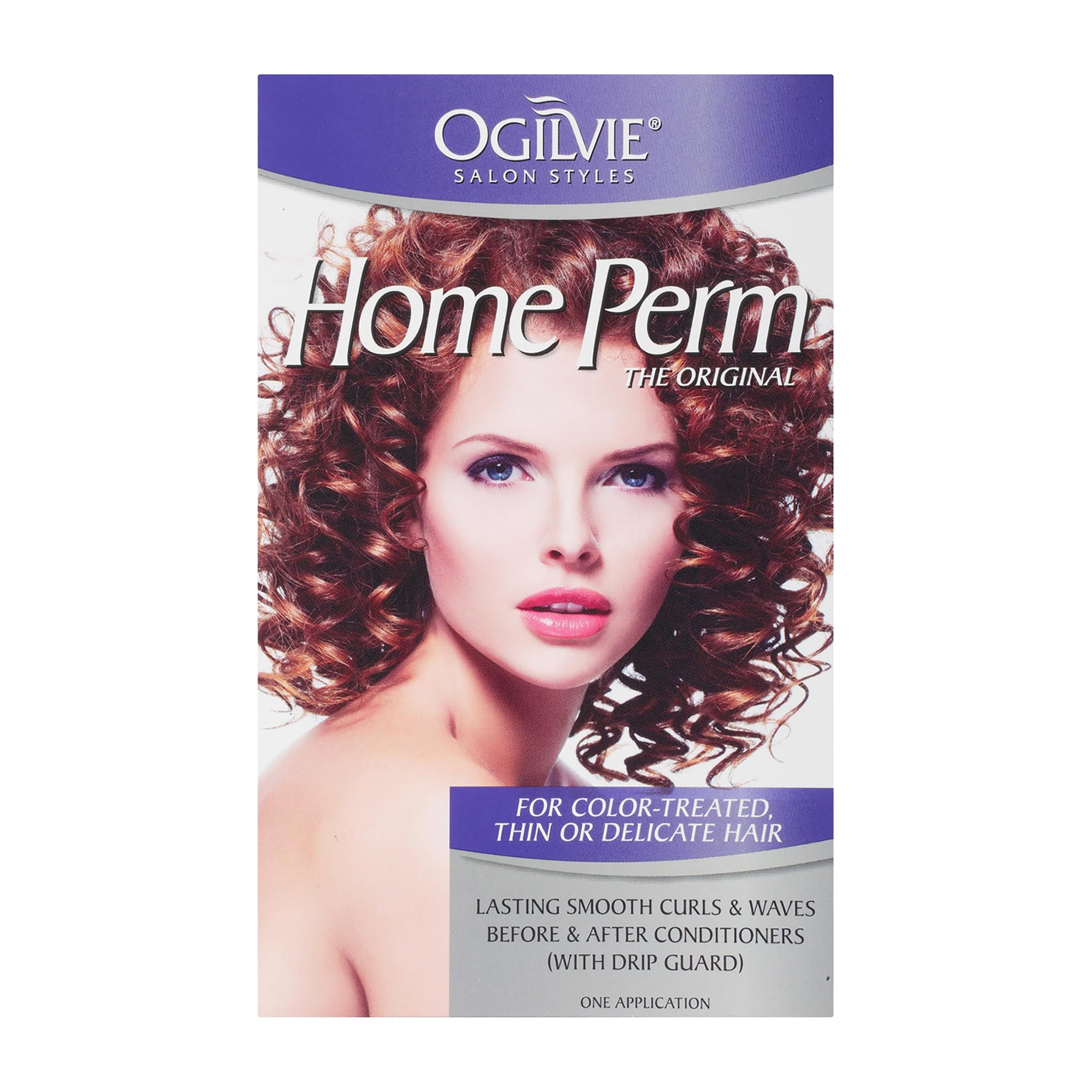 Ogilvie professional home permanent wave kit 4 piece contents showing lotions and conditioners
