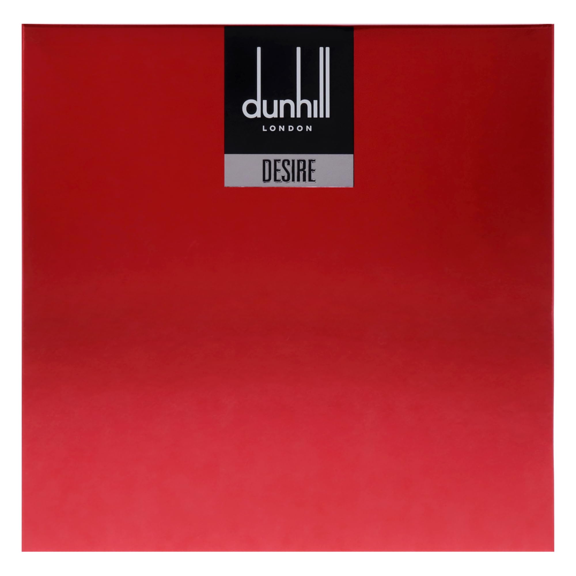 Close up of Alfred Dunhill Desire Red cologne bottle