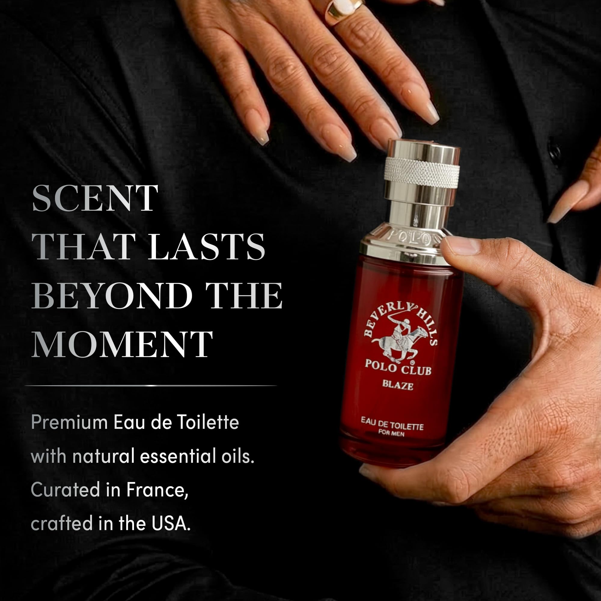 Individual 1 fluid ounce cologne bottles from the fragrance collection