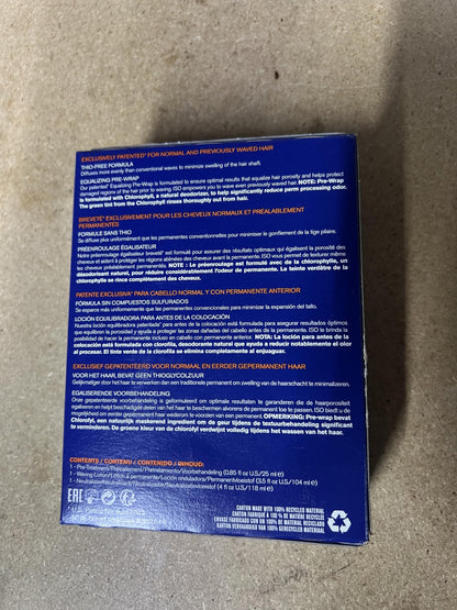 ISO Option 1 damage free perming system box details with equalizing prewrap