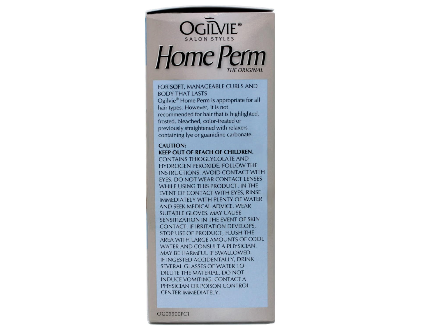 Ogilvie Salon Styles Home Perm components including waving lotion and neutralizer