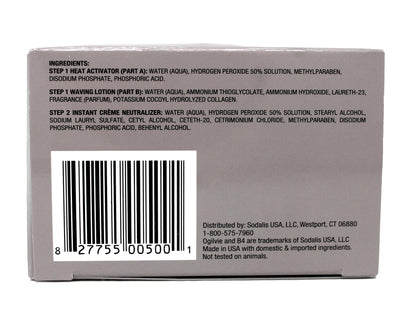 Close up of the ingredient list and auto-timing formulation details on the Ogilvie box.