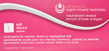 Quantum professional acid balanced perm kit components including waving lotion and neutralizer.