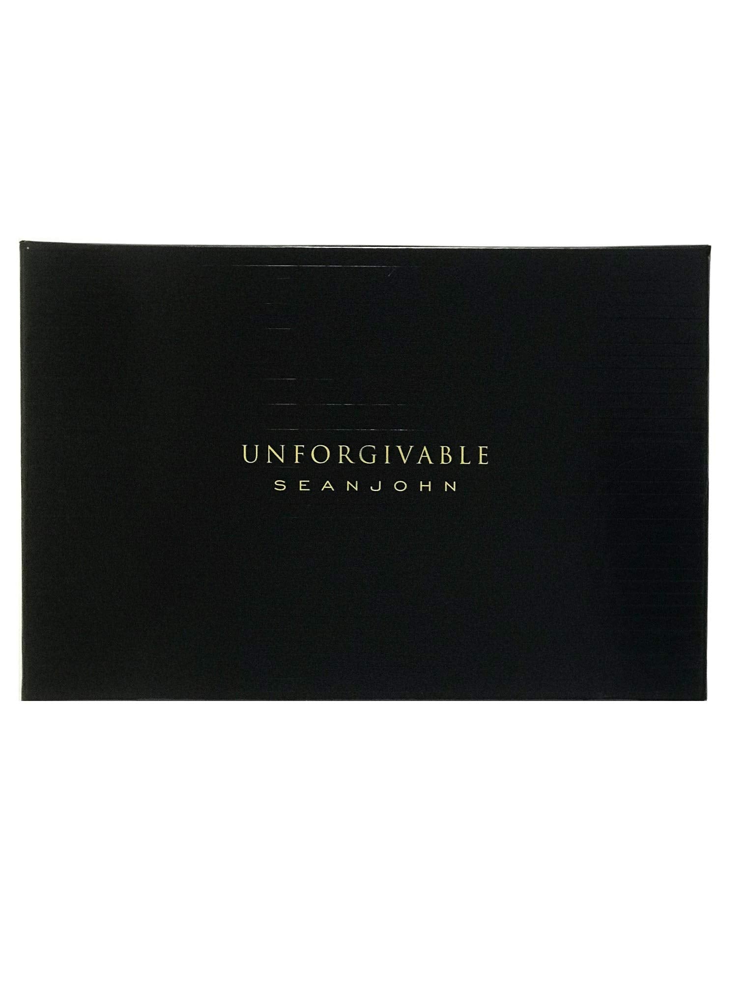 Authentic USA imported Sean John Unforgivable masculine grooming collection containing eau de toilette spray and scented body care products