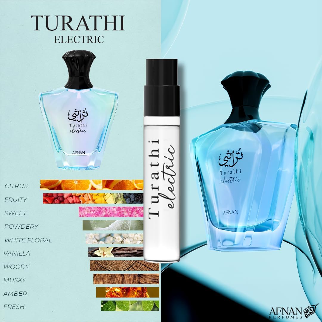 Afnan Men Series miniature perfume vials