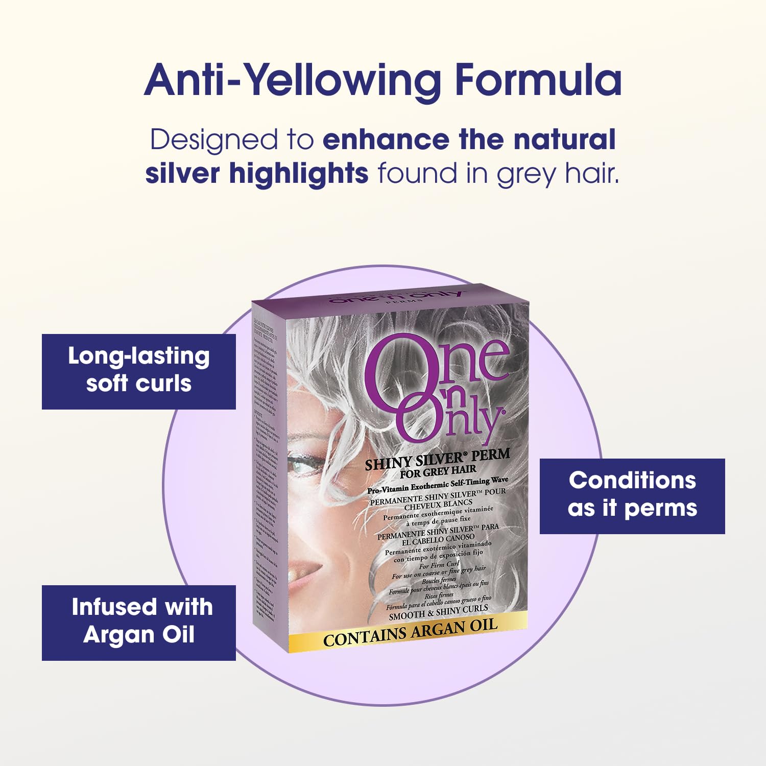 One 'n Only imported USA beauty product for soft manageable curls