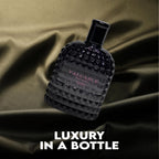 Three bottles of A Center Eau De Parfum side by side