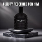 Detailed view of A Center fragrance collection bottles