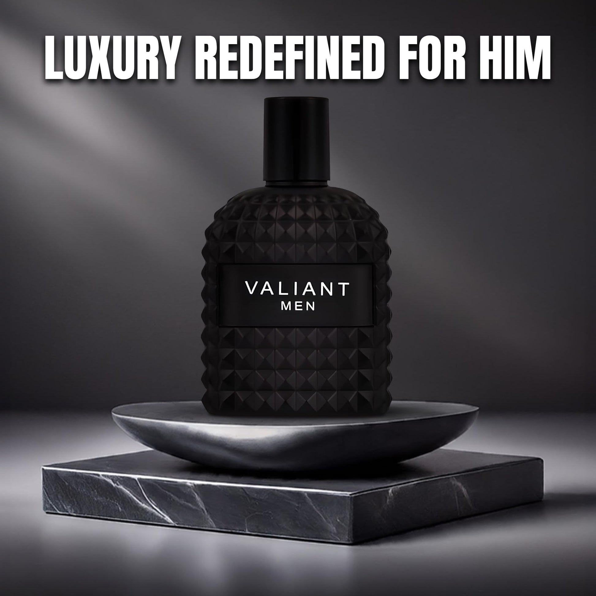 Detailed view of A Center fragrance collection bottles