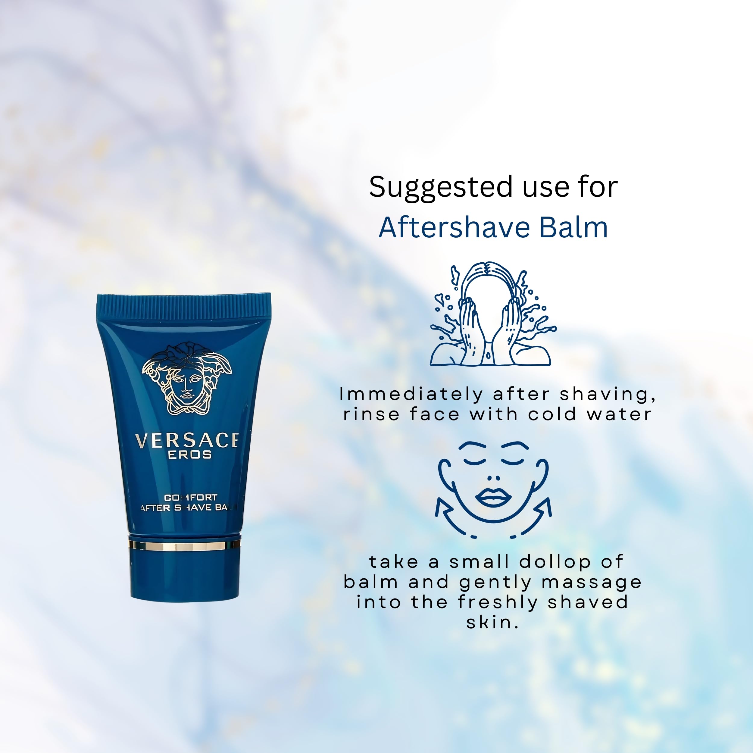 Versace Eros scented shower gel zero point eight ounce luxury tube