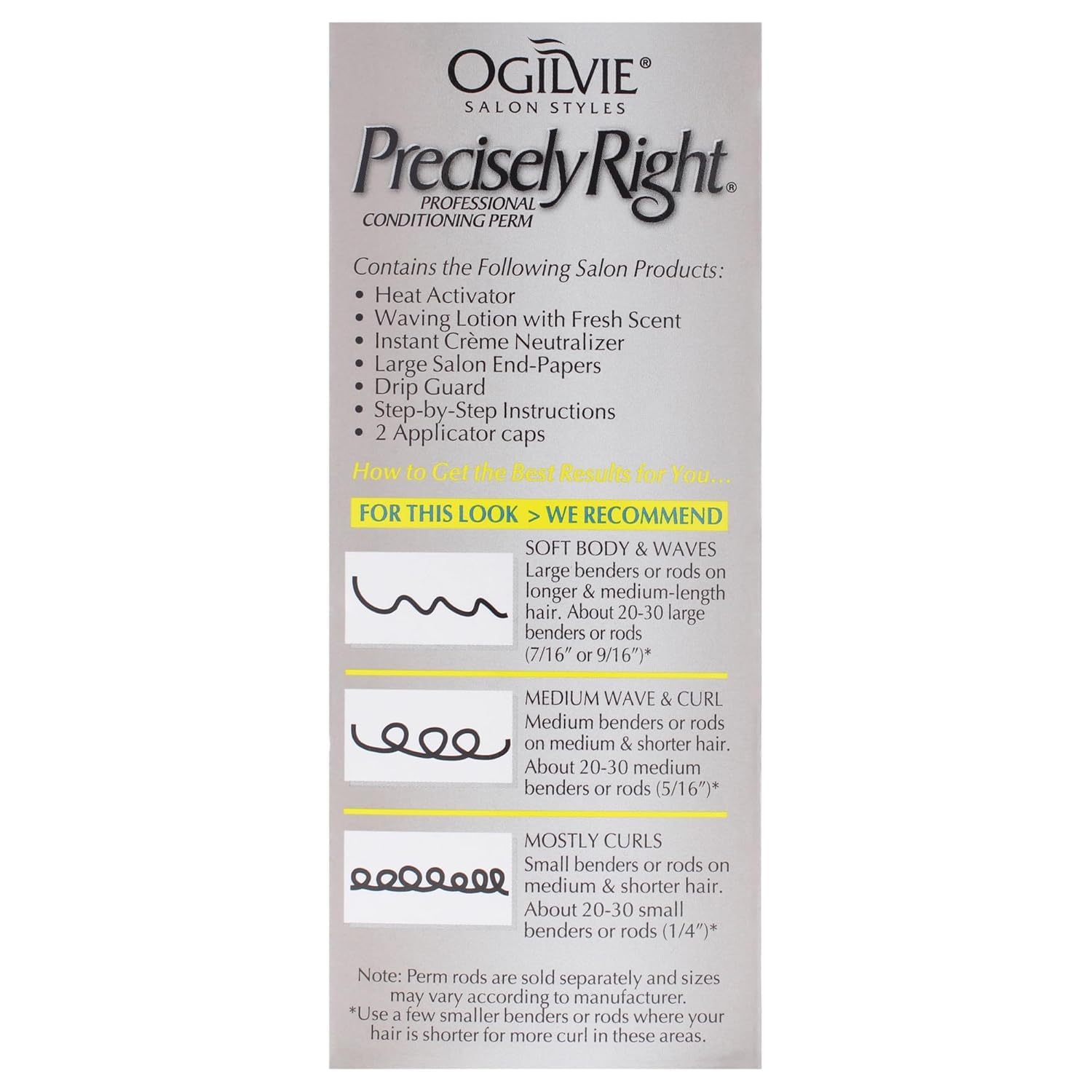 Ogilvie salon styles texturizing treatment for color treated hair side panel
