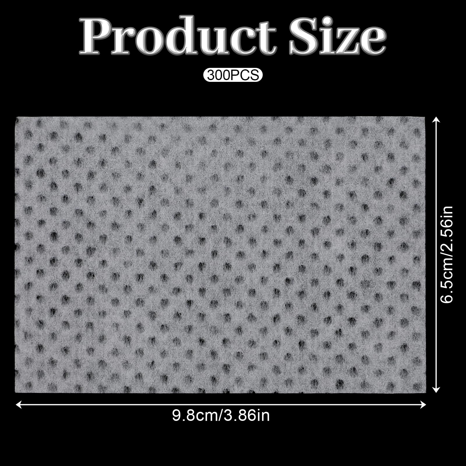 White high temperature resistance curling tissues spread out for hair perming visualization.