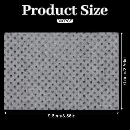 White high temperature resistance curling tissues spread out for hair perming visualization.