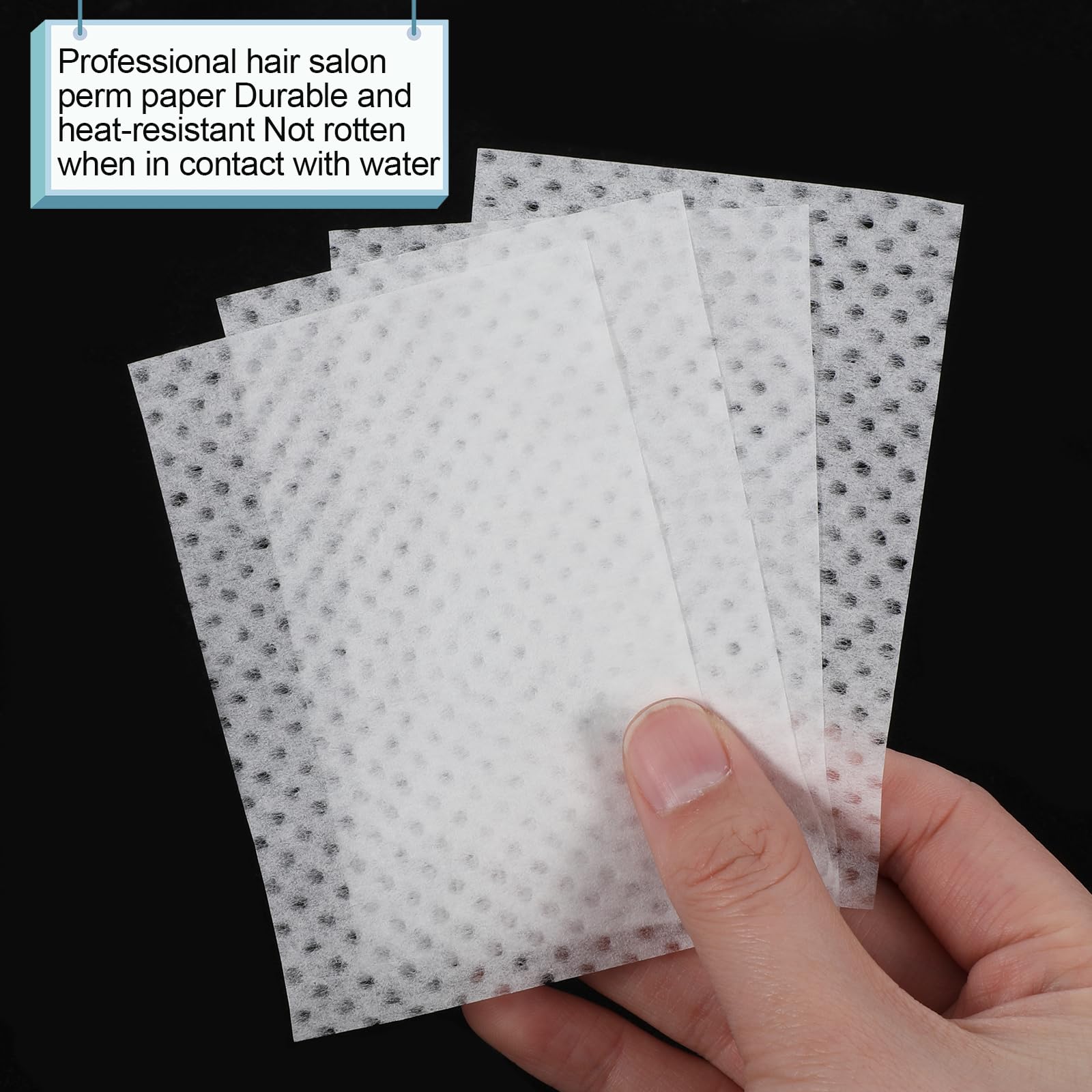Premium thin wrap paper sheets for hot and cold salon hair styling accessories.