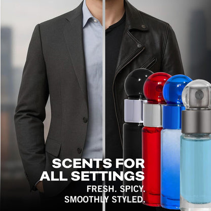 Perry Ellis 360 Very Blue and 360 Black travel size perfumes