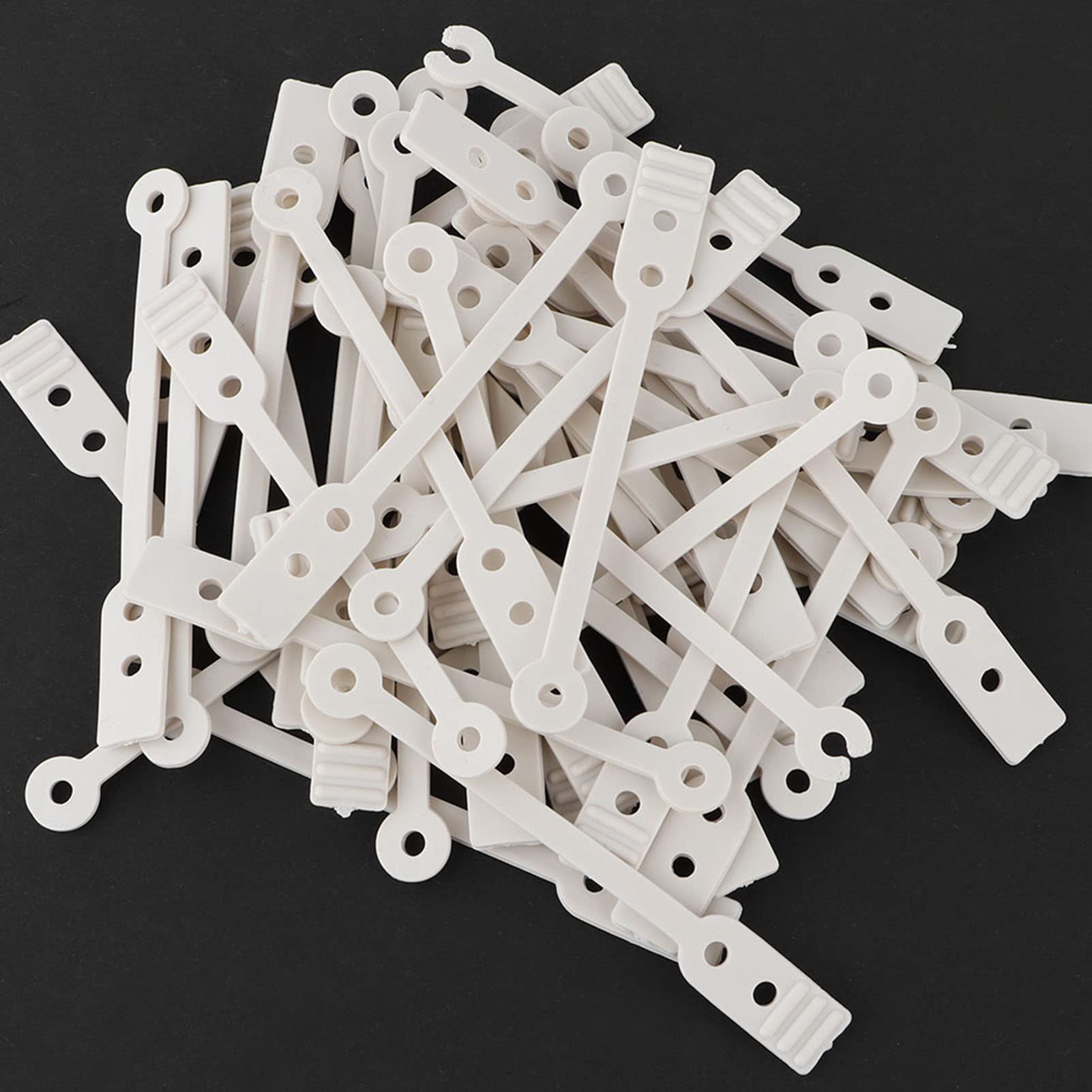 Plastic cold wave curler rods with elastic replacement bands