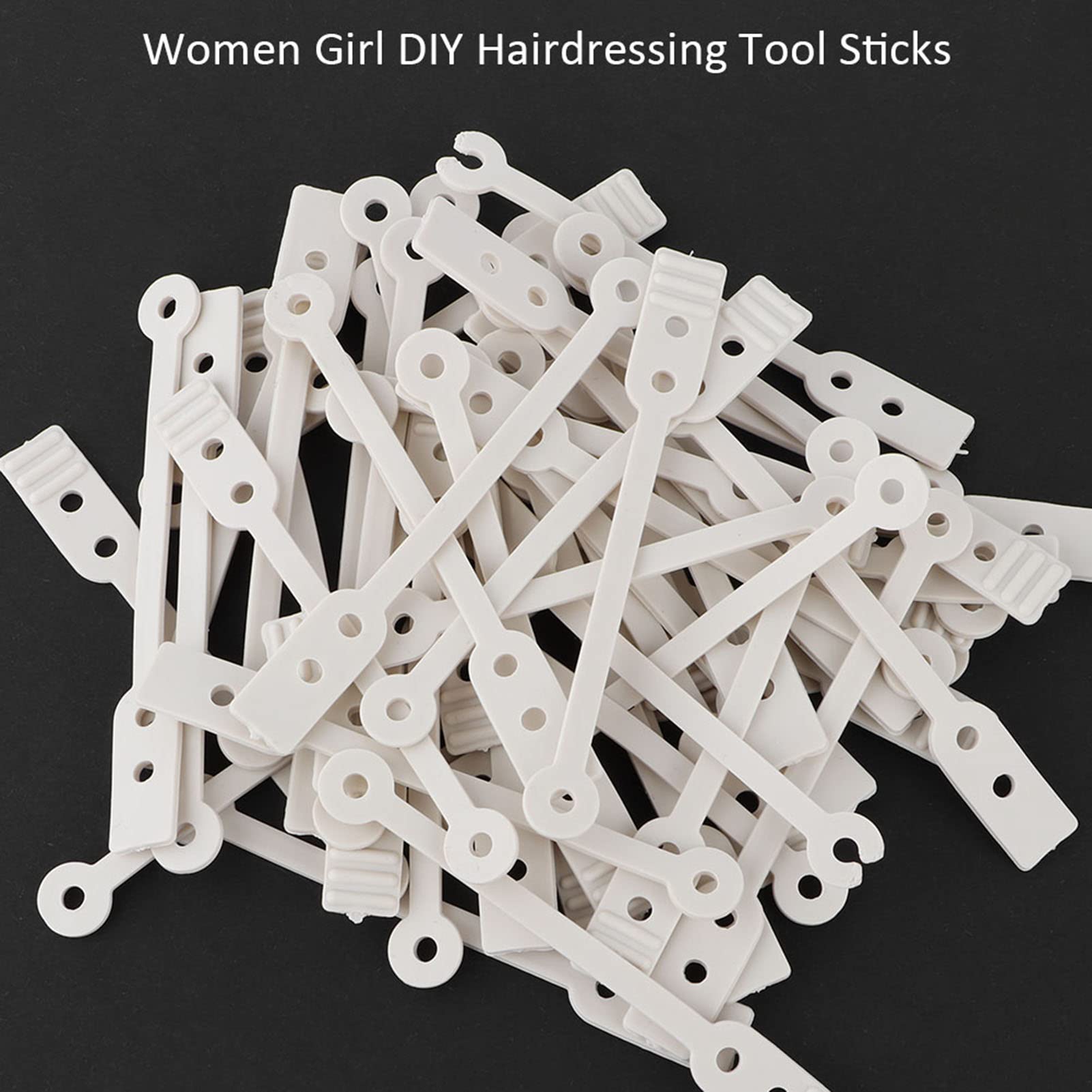Pack of fifty durable cold wave perm rollers for curly hair