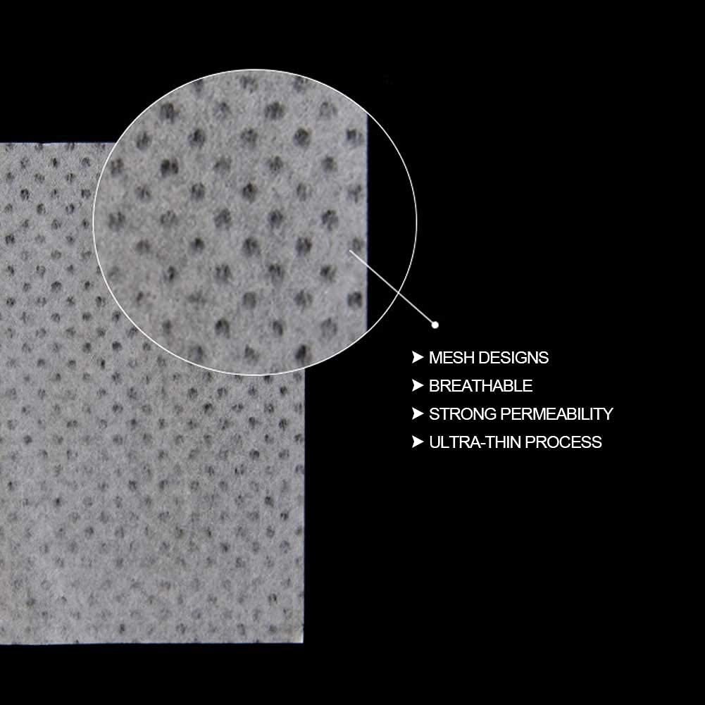Disposable mesh hair wrapping papers layout demonstrating heat-resistant durability.
