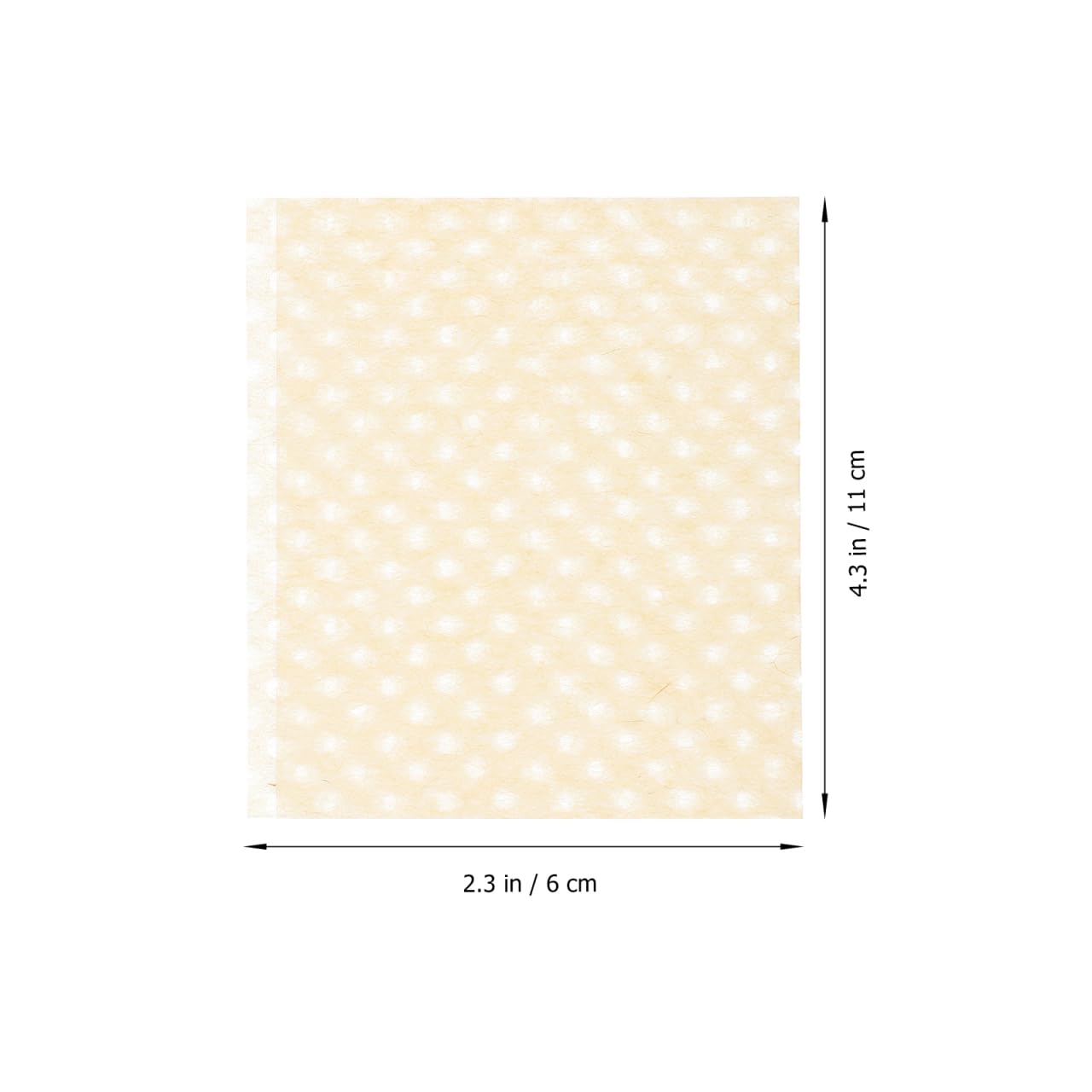 Ultra thin hair wrapping paper sheets for salon styling close up