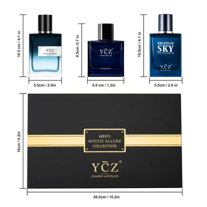 Gift set of Ycz fragrance for men branding