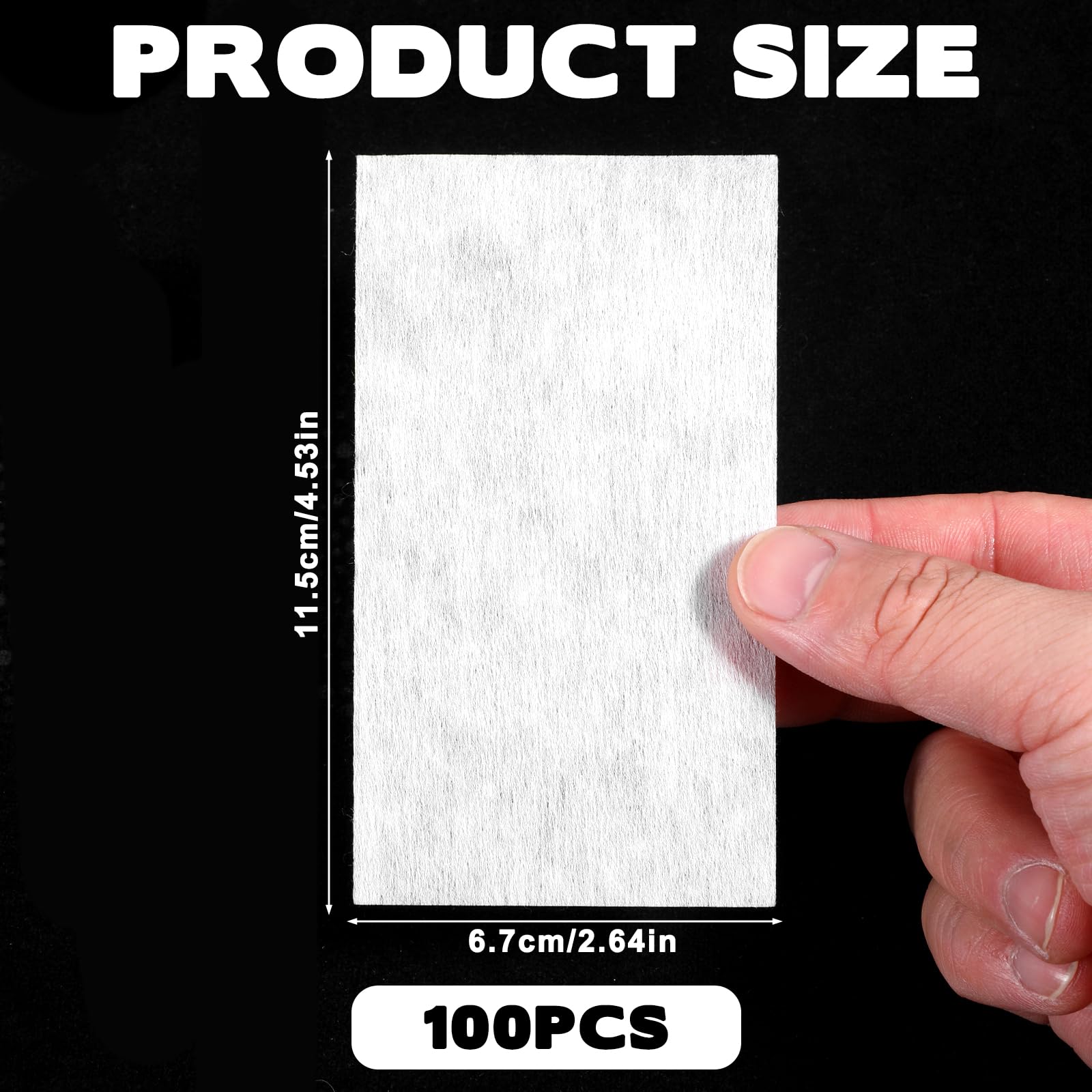 Heat resistant wood pulp end papers for hot and cold hair perming.