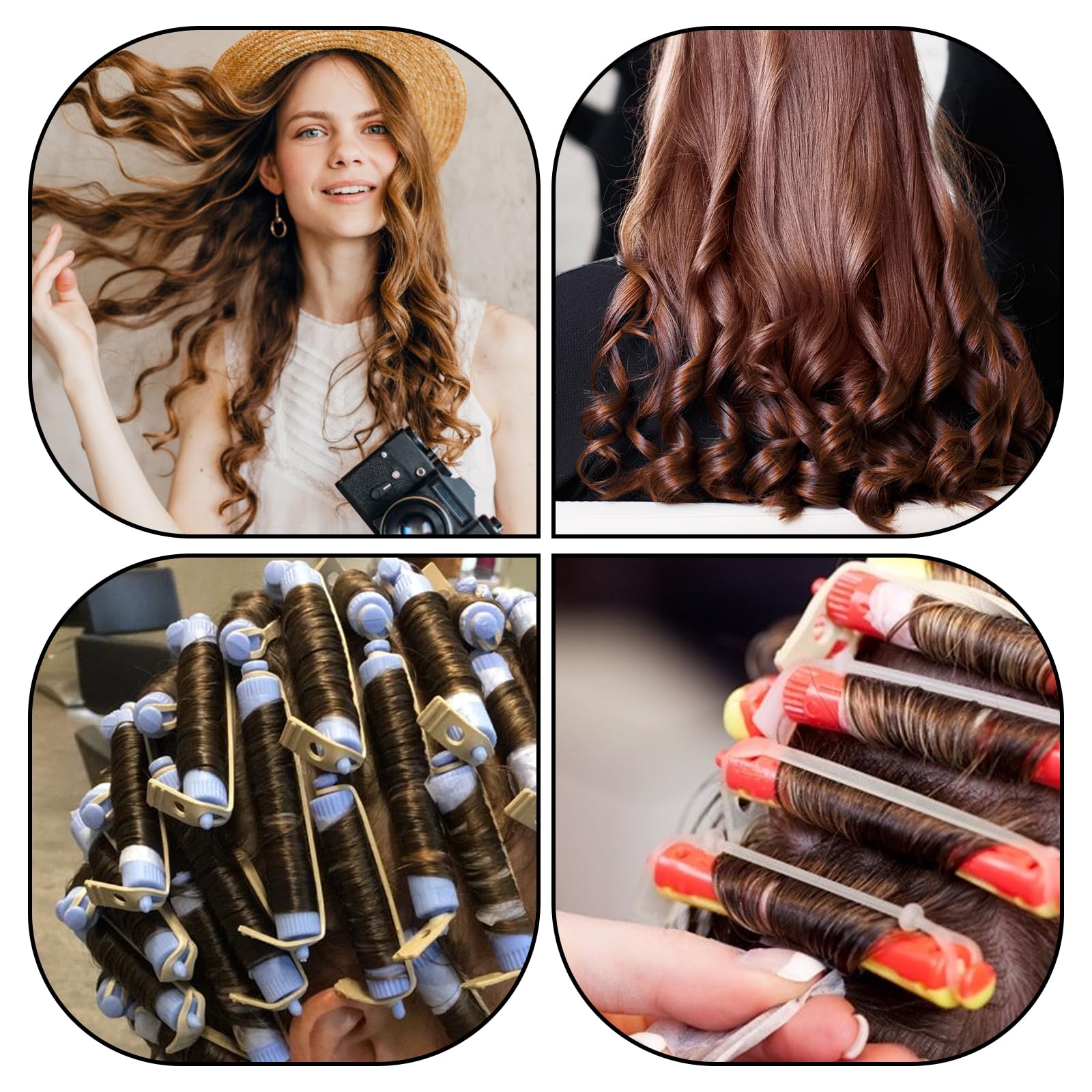 Pack of one hundred sheets of premium imported hair salon styling end wraps.
