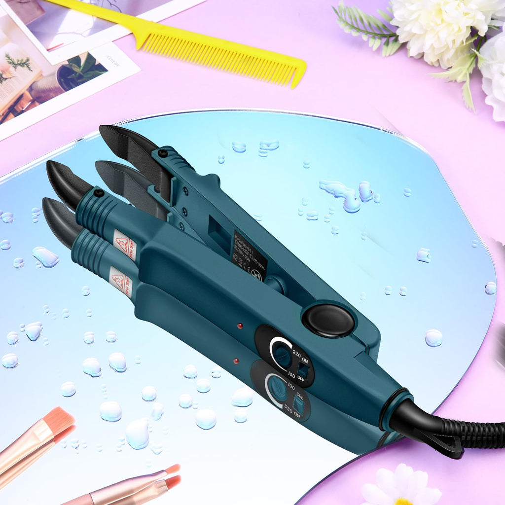 Authentic USA imported Zhehao hair bonding tool package contents including glue granules