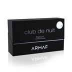 Three Armaf Club De Nuit 30 milliliter bottles side by side