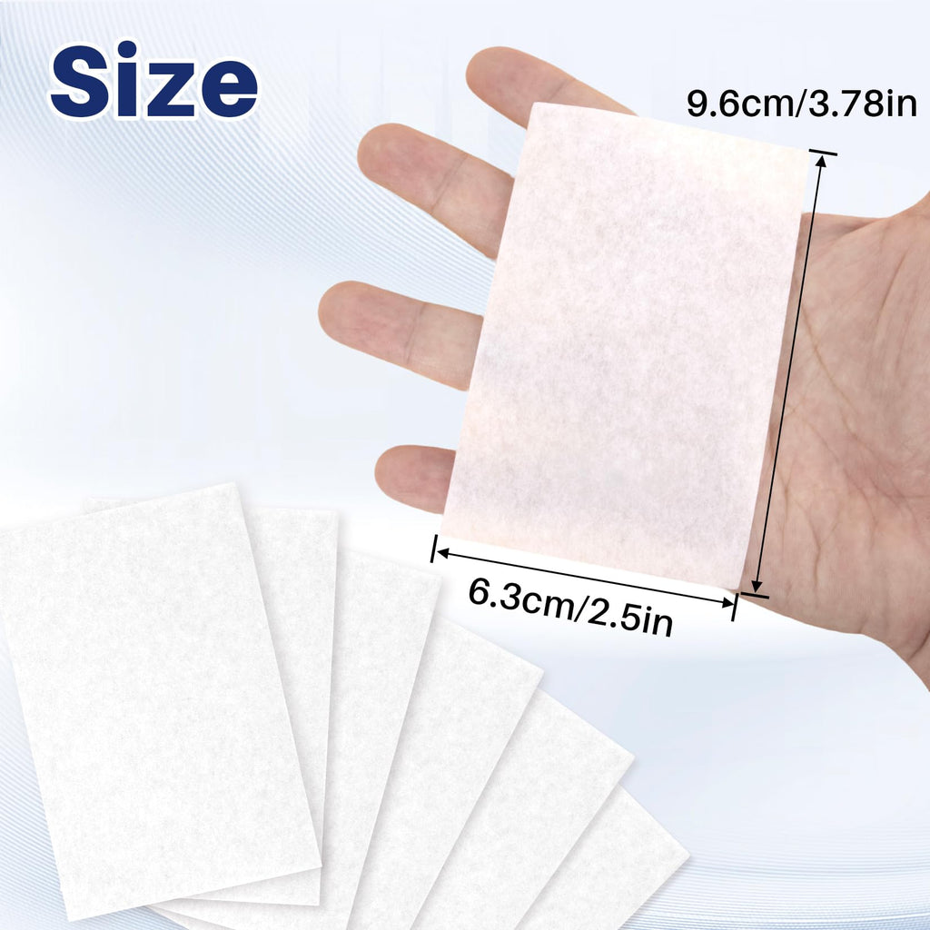 Breathable cotton hair end papers for perming rods close up packaging