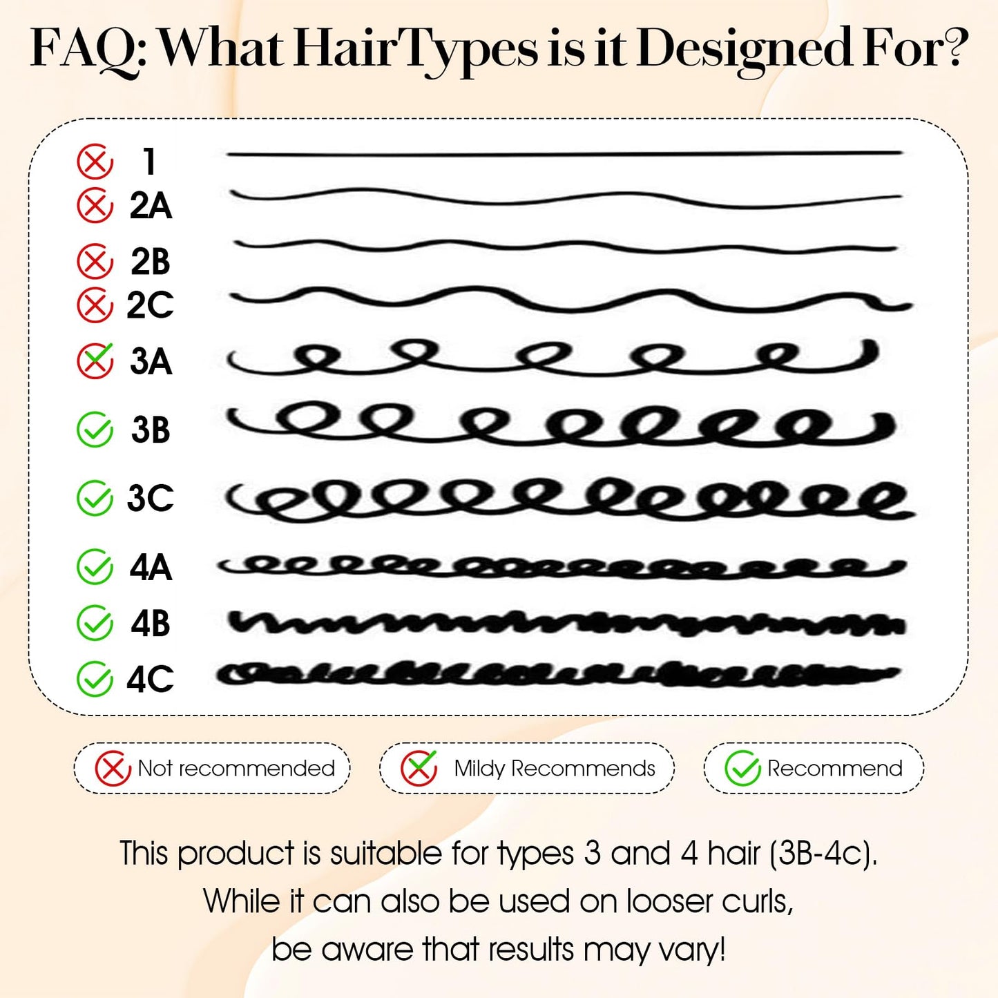 Two pieces of the black curly hair stretching net laid out flat.