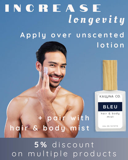 Authentic Kailuna Co. perfume packaging for men