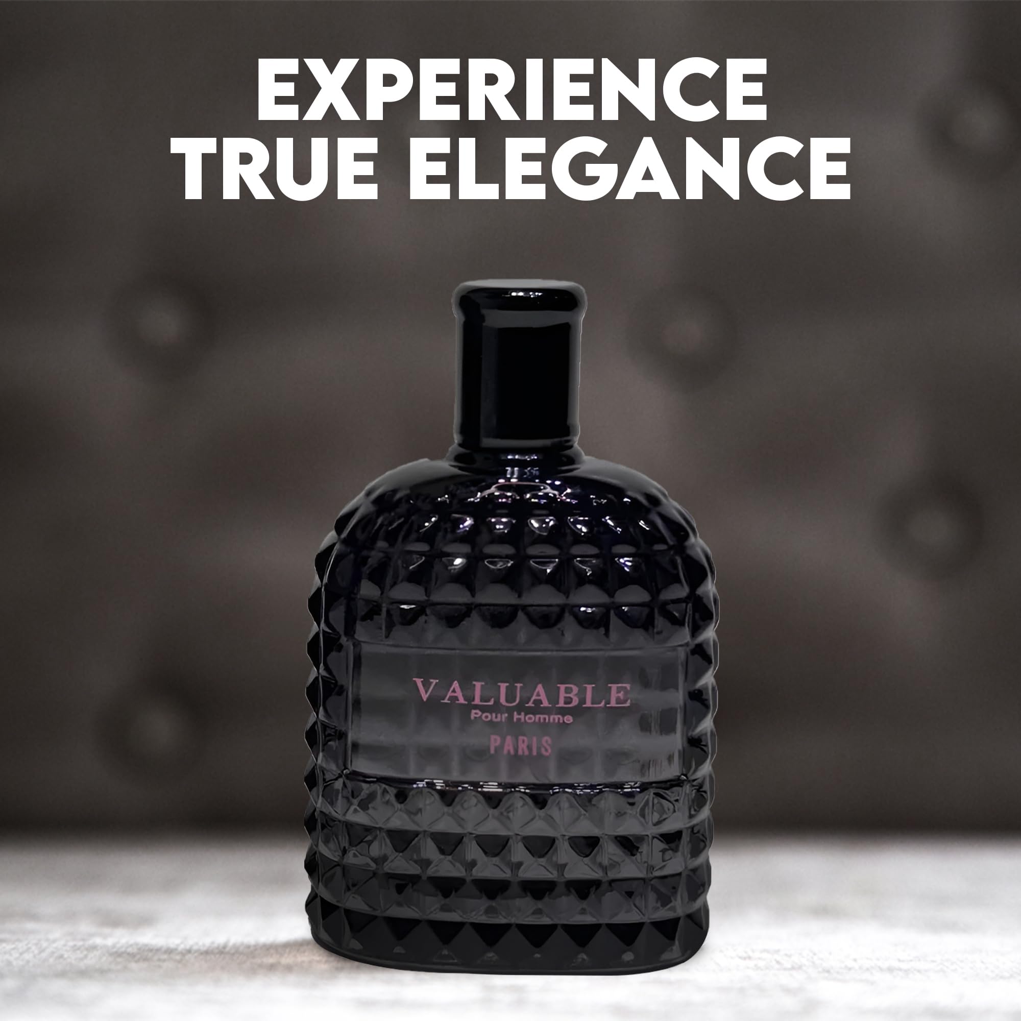 Four piece men's cologne collection featuring vanilla and leather notes