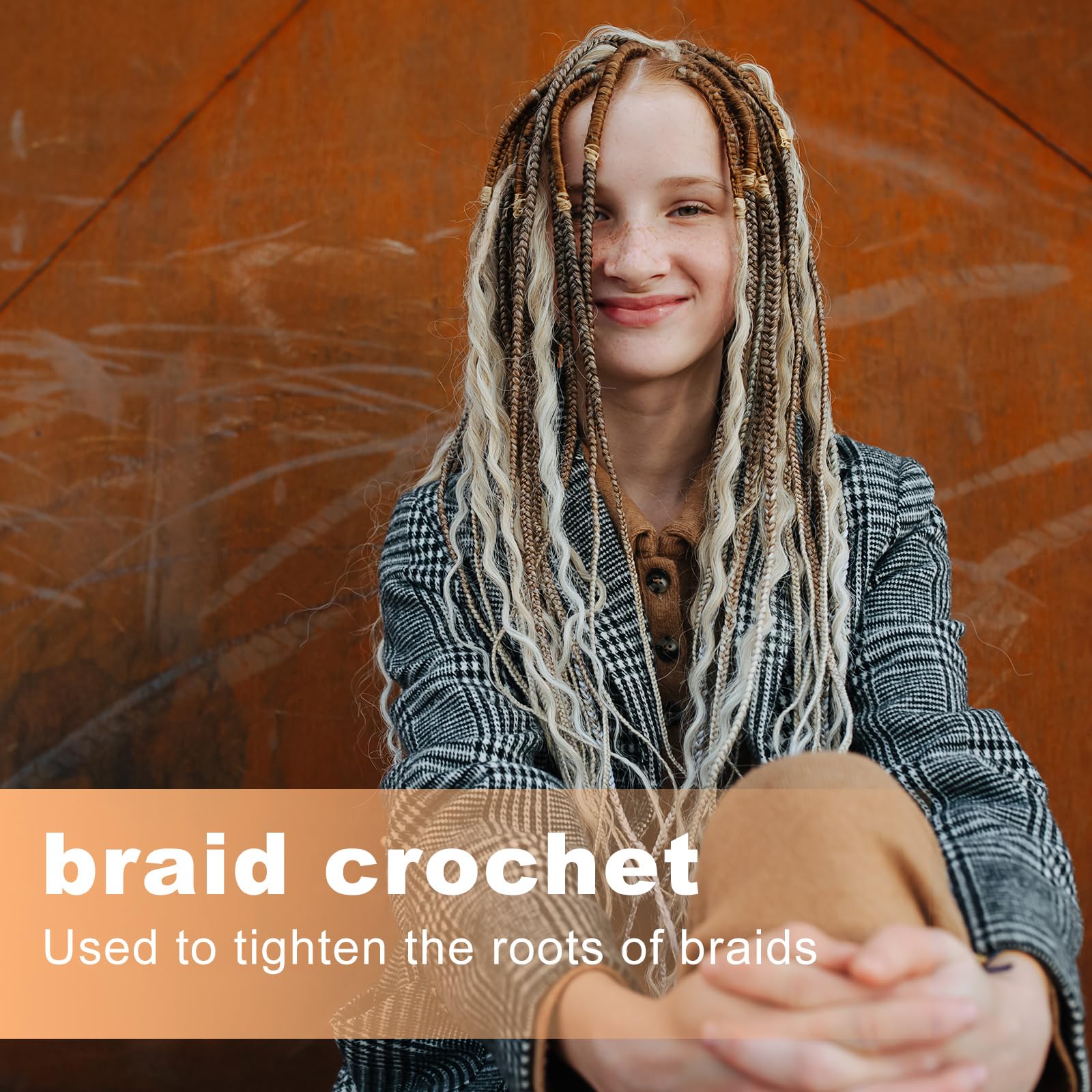 Ergonomic hair interlocking tools for easy dreadlock self retightening routine