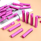 Authentic USA imported purple perm rods packaging for texture hair care