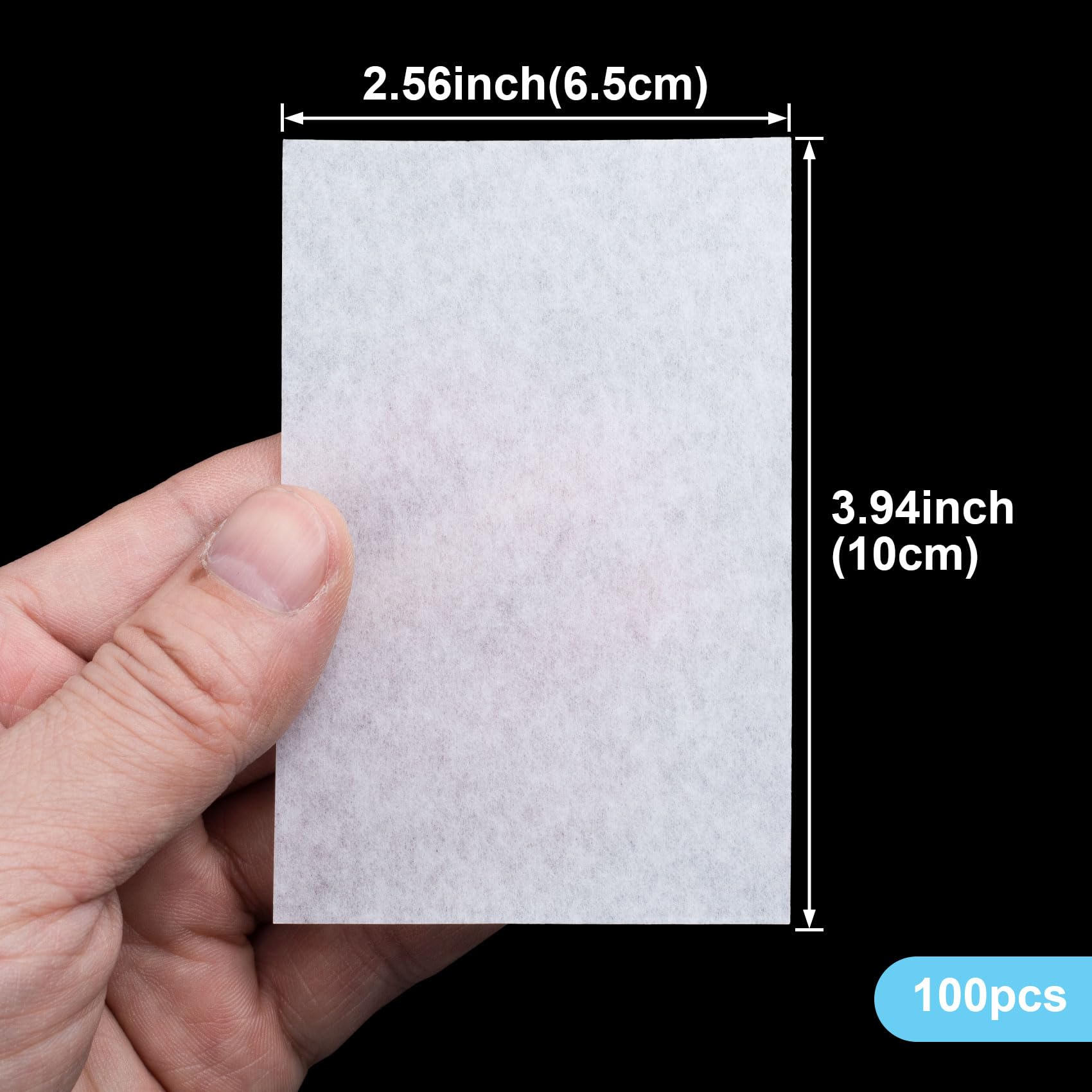 White disposable salon hair perm papers demonstrating high temperature resistance texture