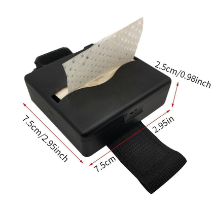Close up of ultra thin mesh hair perming tissues showcasing breathable material texture