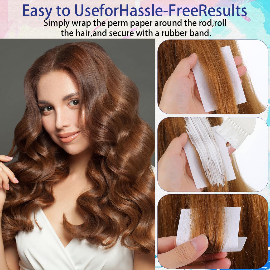 Lint free non woven texturizing papers ideal for professional hair stylists.