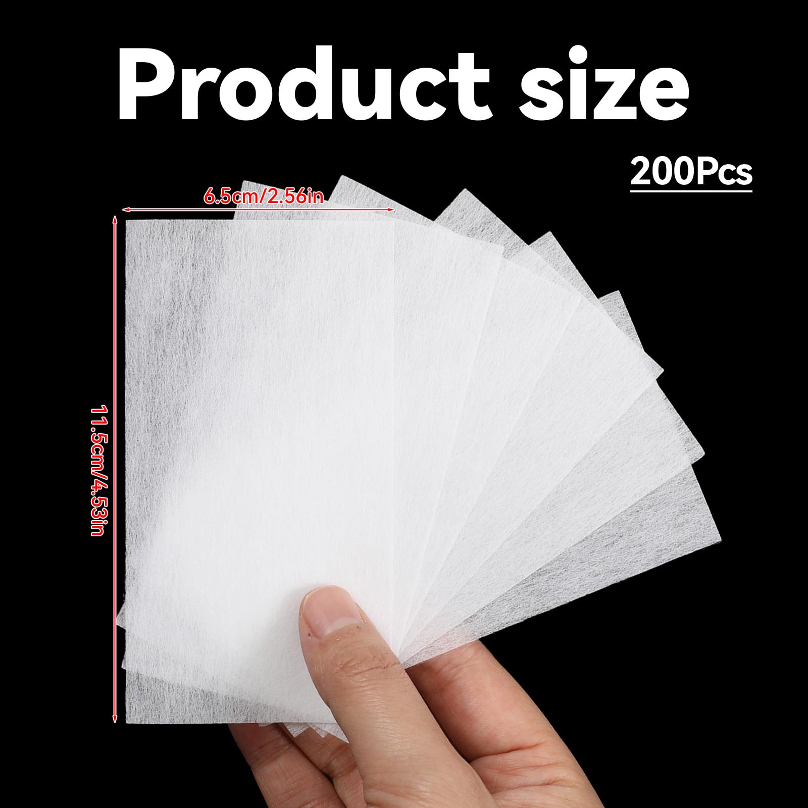 Close up of high temperature resistant hair curling papers for professional salon perming