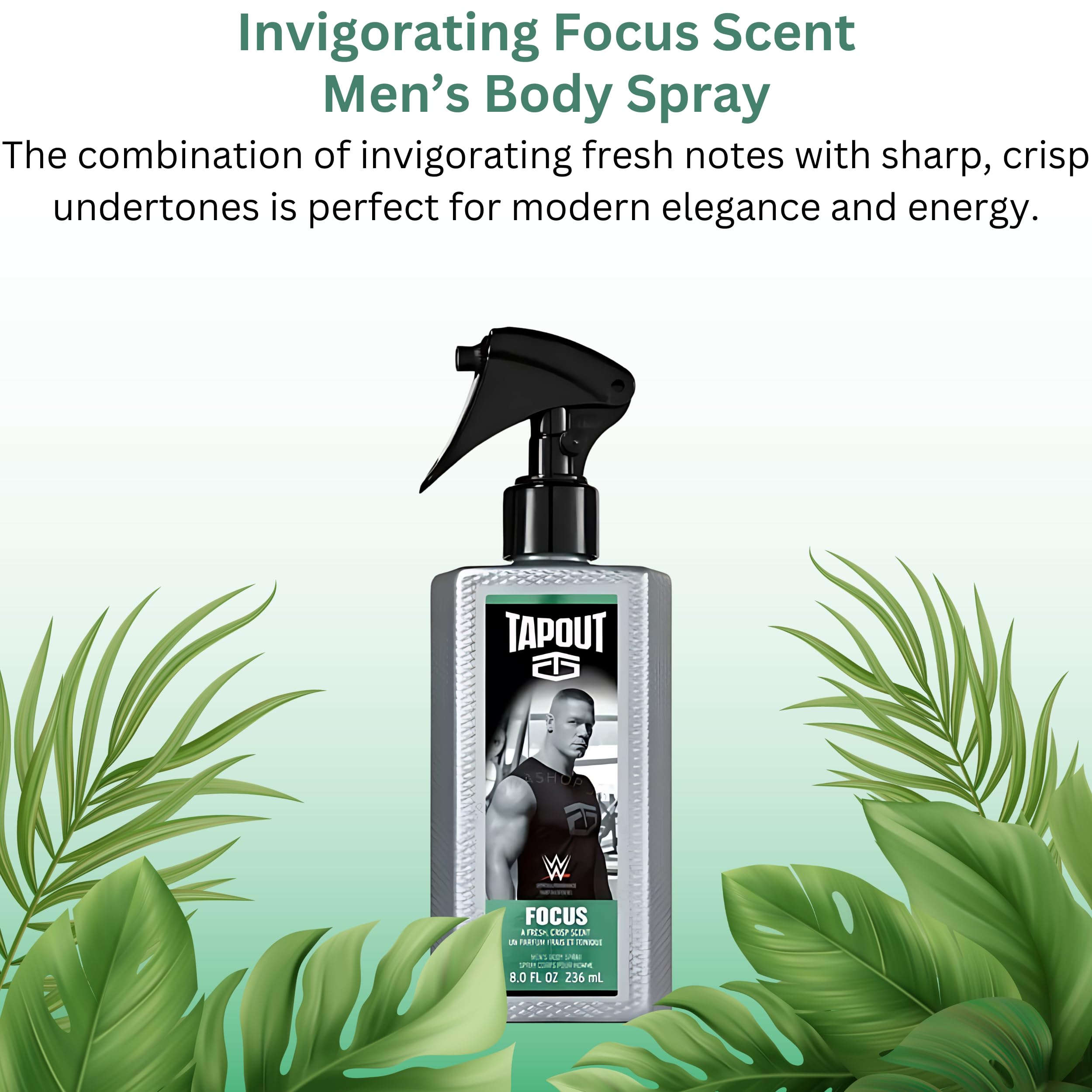 Close up of TapouT Victory and Control fragrance bottles highlighting masculine design