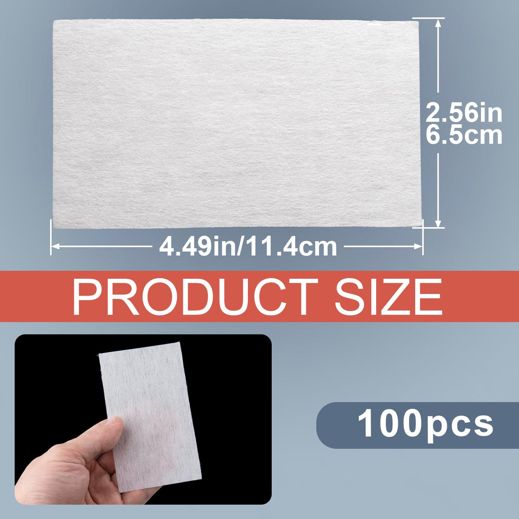 Thick absorbent perm end wraps protecting hair on roller