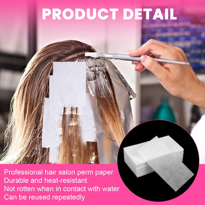 TIESOME salon end wraps spread out showing the four point five by two point four inch dimensions.