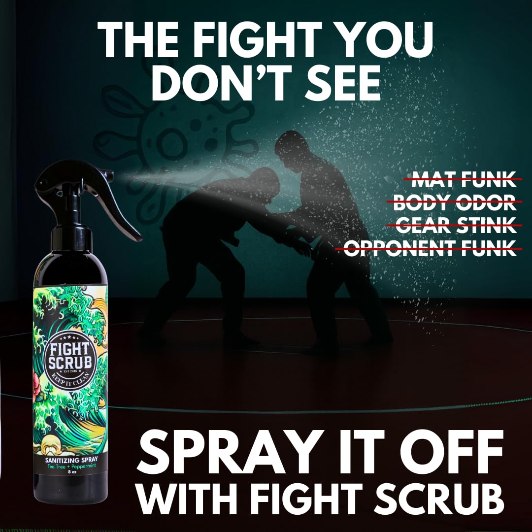 Peppermint and tea tree post training athletic spray bottle
