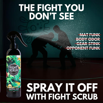 Peppermint and tea tree post training athletic spray bottle